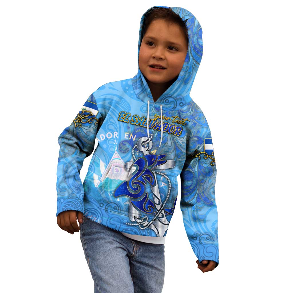 Ocean Spirit of El Salvador Kid Hoodie Anchored in Salvadoran Pride - Aussie Hoodie