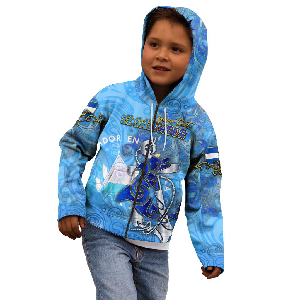 Ocean Spirit of El Salvador Kid Hoodie Anchored in Salvadoran Pride - Aussie Hoodie