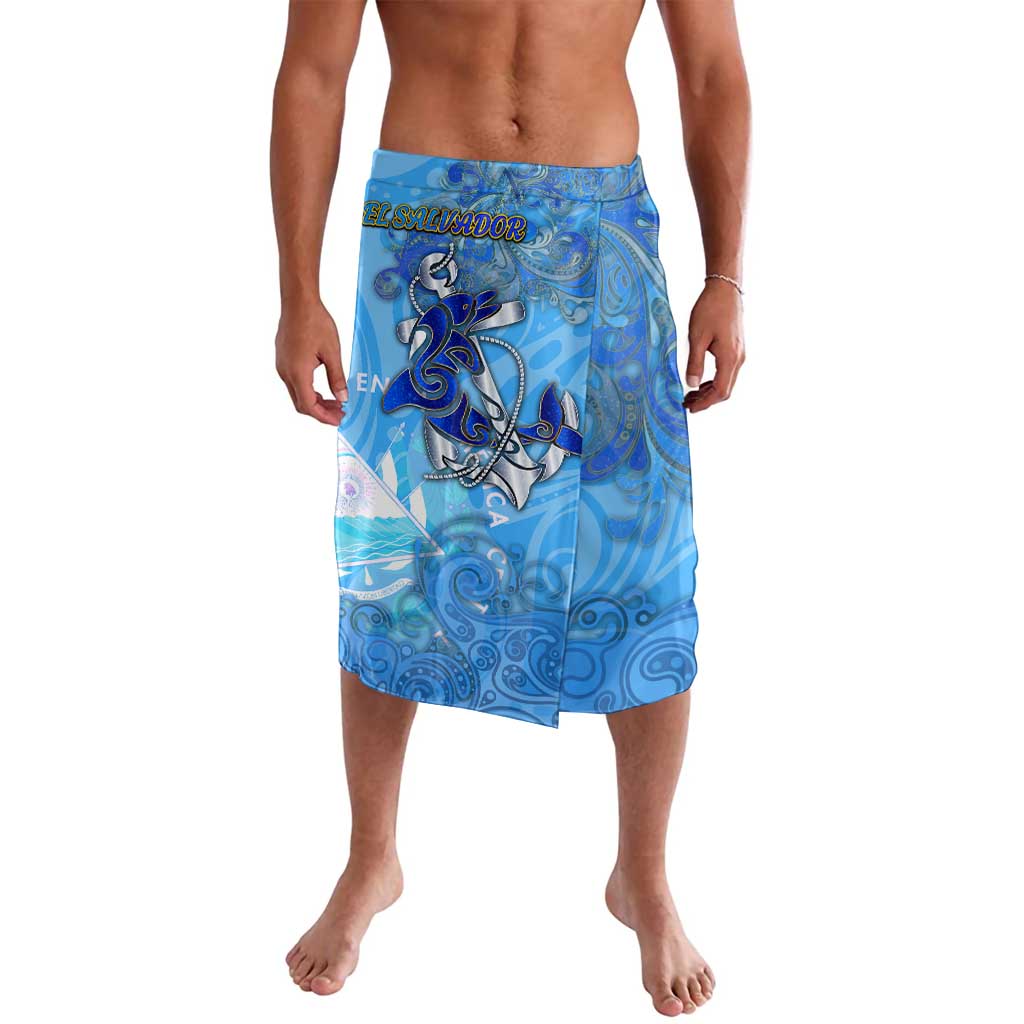 Ocean Spirit of El Salvador Lavalava Anchored in Salvadoran Pride - Aussie Hoodie