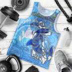 Ocean Spirit of El Salvador Men Tank Top Anchored in Salvadoran Pride - Aussie Hoodie