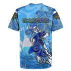 Ocean Spirit of El Salvador Rugby Jersey Anchored in Salvadoran Pride - Aussie Hoodie