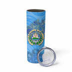 Ocean Spirit of El Salvador Skinny Tumbler Anchored in Salvadoran Pride - Aussie Hoodie