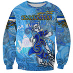 Ocean Spirit of El Salvador Sweatshirt Anchored in Salvadoran Pride - Aussie Hoodie