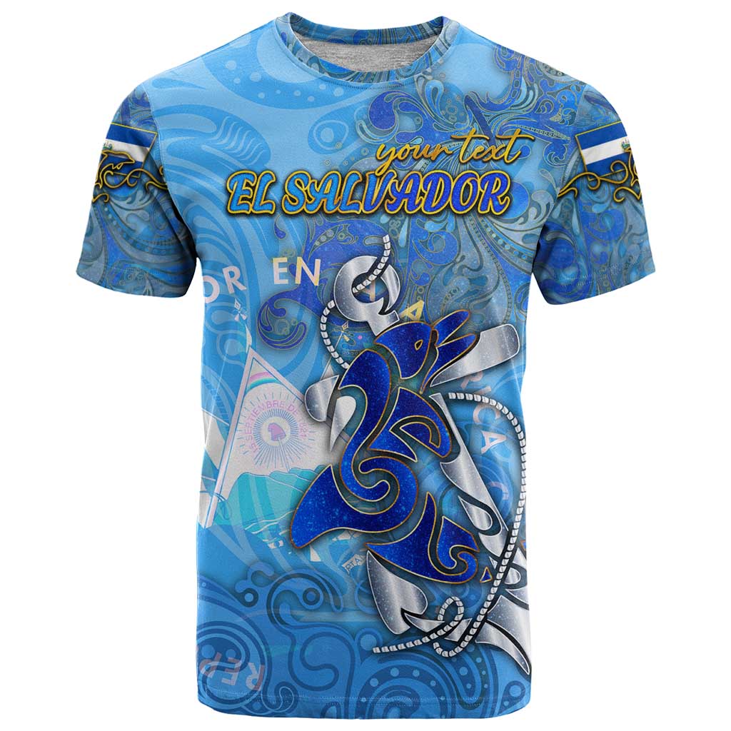 Ocean Spirit of El Salvador T Shirt Anchored in Salvadoran Pride - Aussie Hoodie