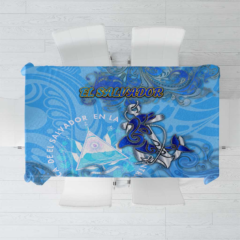 Ocean Spirit of El Salvador Tablecloth Anchored in Salvadoran Pride - Aussie Hoodie