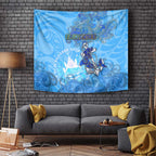 Ocean Spirit of El Salvador Tapestry Anchored in Salvadoran Pride - Aussie Hoodie