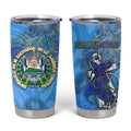 Ocean Spirit of El Salvador Tumbler Cup Anchored in Salvadoran Pride - Aussie Hoodie