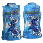 Ocean Spirit of El Salvador Women Sleeveless Polo Shirt Anchored in Salvadoran Pride - Aussie Hoodie