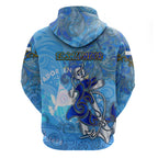 Ocean Spirit of El Salvador Zip Hoodie Anchored in Salvadoran Pride - Aussie Hoodie