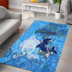 Ocean Spirit of Honduras Area Rug Anchored in Honduran Pride - Aussie Hoodie