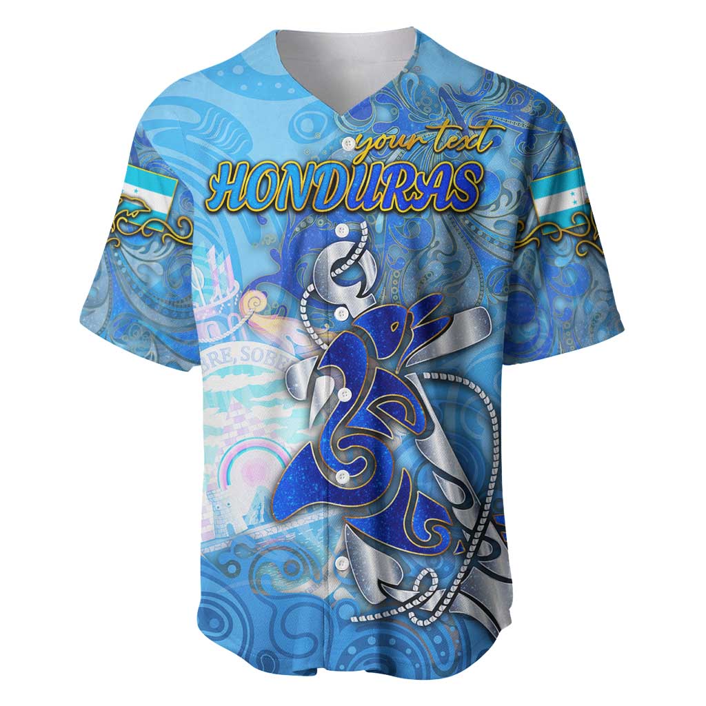 Ocean Spirit of Honduras Baseball Jersey Anchored in Honduran Pride - Aussie Hoodie