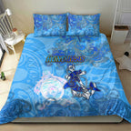 Ocean Spirit of Honduras Bedding Set Anchored in Honduran Pride - Aussie Hoodie