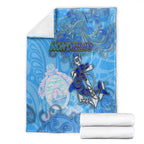 Ocean Spirit of Honduras Blanket Anchored in Honduran Pride - Aussie Hoodie