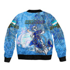 Ocean Spirit of Honduras Bomber Jacket Anchored in Honduran Pride - Aussie Hoodie