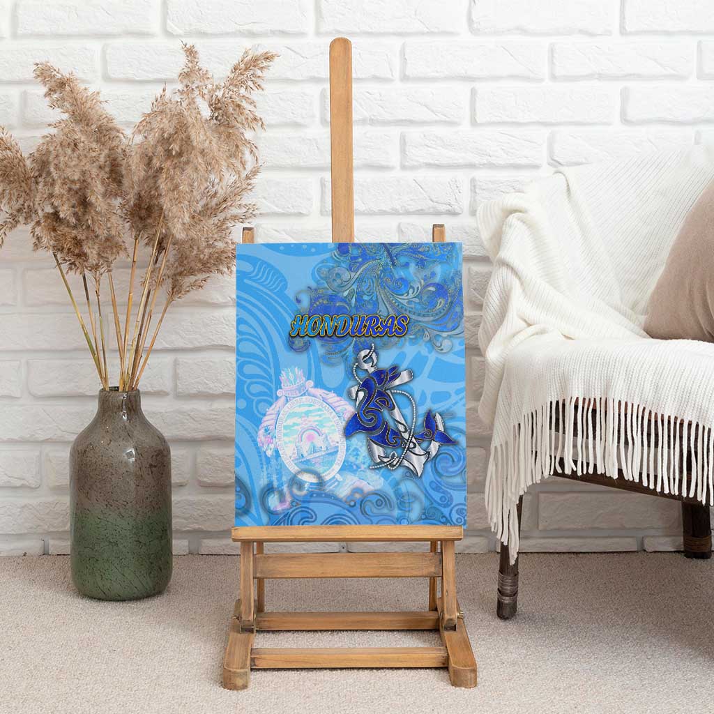 Ocean Spirit of Honduras Canvas Wall Art Anchored in Honduran Pride - Aussie Hoodie