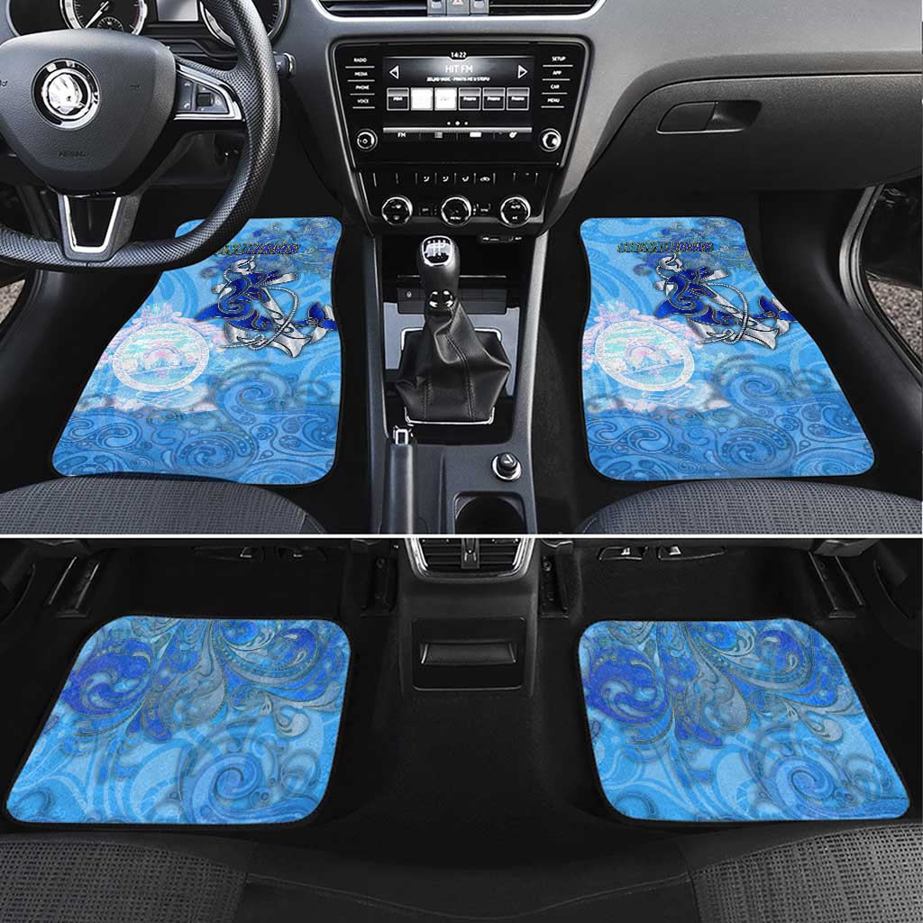 Ocean Spirit of Honduras Car Mats Anchored in Honduran Pride - Aussie Hoodie