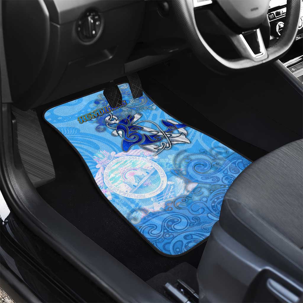 Ocean Spirit of Honduras Car Mats Anchored in Honduran Pride - Aussie Hoodie