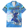 Ocean Spirit of Honduras Family Matching Mermaid Dress and Hawaiian Shirt Anchored in Honduran Pride - Aussie Hoodie