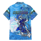 Ocean Spirit of Honduras Family Matching Mermaid Dress and Hawaiian Shirt Anchored in Honduran Pride - Aussie Hoodie