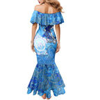 Ocean Spirit of Honduras Family Matching Mermaid Dress and Hawaiian Shirt Anchored in Honduran Pride - Aussie Hoodie