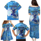 Ocean Spirit of Honduras Family Matching Puletasi and Hawaiian Shirt Anchored in Honduran Pride - Aussie Hoodie