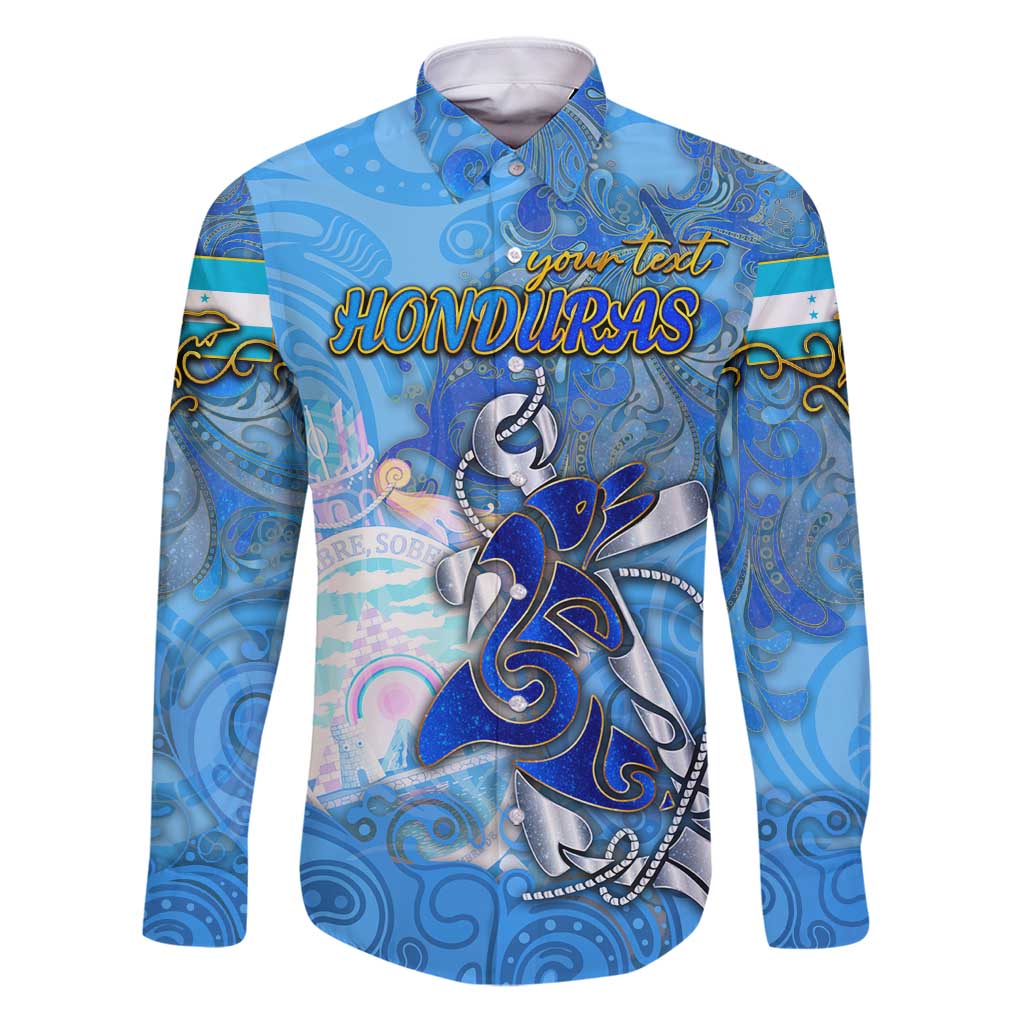 Ocean Spirit of Honduras Family Matching Puletasi and Hawaiian Shirt Anchored in Honduran Pride - Aussie Hoodie