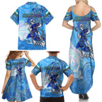 Ocean Spirit of Honduras Family Matching Summer Maxi Dress and Hawaiian Shirt Anchored in Honduran Pride - Aussie Hoodie