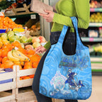 Ocean Spirit of Honduras Grocery Bag Anchored in Honduran Pride - Aussie Hoodie
