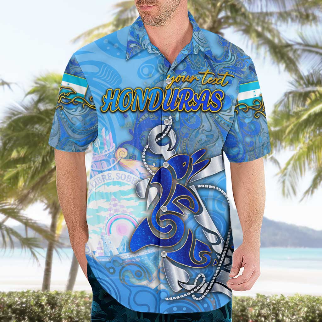 Ocean Spirit of Honduras Hawaiian Shirt Anchored in Honduran Pride - Aussie Hoodie