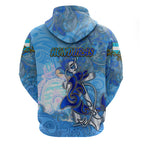Ocean Spirit of Honduras Hoodie Anchored in Honduran Pride - Aussie Hoodie