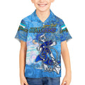 Ocean Spirit of Honduras Kid Hawaiian Shirt Anchored in Honduran Pride - Aussie Hoodie