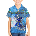 Ocean Spirit of Honduras Kid Hawaiian Shirt Anchored in Honduran Pride - Aussie Hoodie
