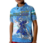 Ocean Spirit of Honduras Kid Polo Shirt Anchored in Honduran Pride - Aussie Hoodie