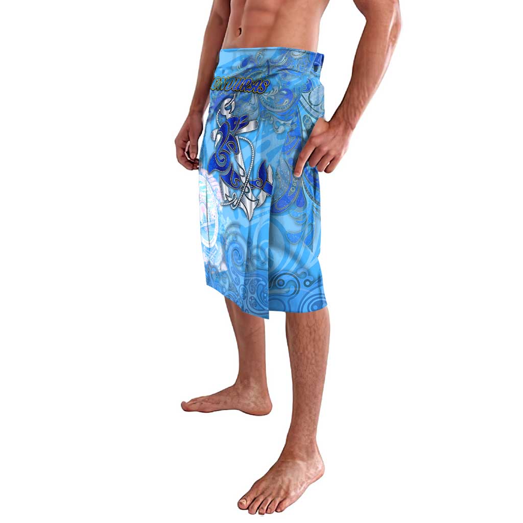 Ocean Spirit of Honduras Lavalava Anchored in Honduran Pride - Aussie Hoodie