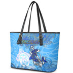 Ocean Spirit of Honduras Leather Tote Bag Anchored in Honduran Pride - Aussie Hoodie