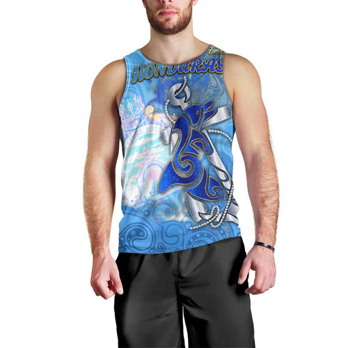Ocean Spirit of Honduras Men Tank Top Anchored in Honduran Pride - Aussie Hoodie