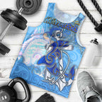 Ocean Spirit of Honduras Men Tank Top Anchored in Honduran Pride - Aussie Hoodie