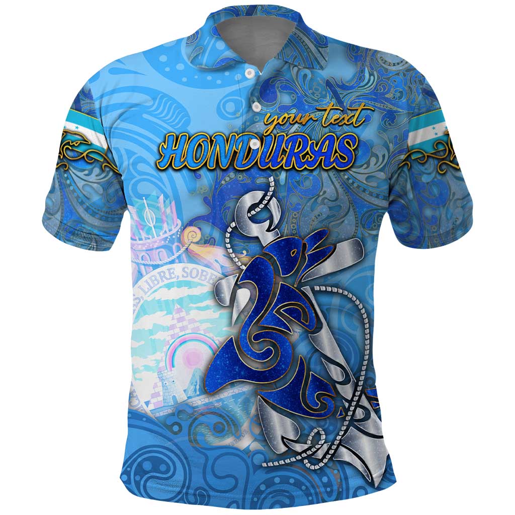 Ocean Spirit of Honduras Polo Shirt Anchored in Honduran Pride - Aussie Hoodie