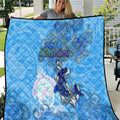 Ocean Spirit of Honduras Quilt Anchored in Honduran Pride - Aussie Hoodie