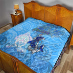 Ocean Spirit of Honduras Quilt Anchored in Honduran Pride - Aussie Hoodie
