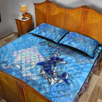 Ocean Spirit of Honduras Quilt Bed Set Anchored in Honduran Pride - Aussie Hoodie