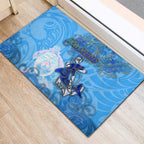 Ocean Spirit of Honduras Rubber Doormat Anchored in Honduran Pride - Aussie Hoodie