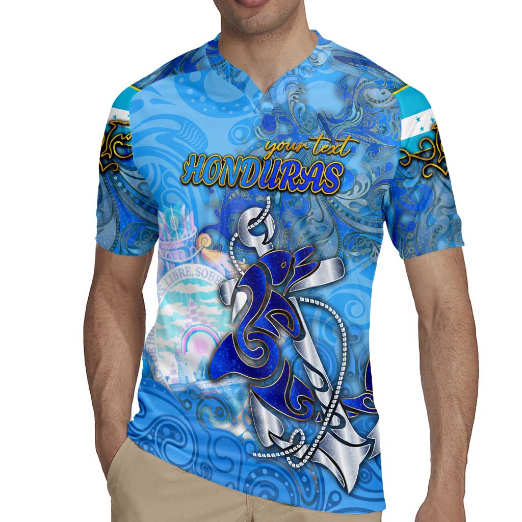 Ocean Spirit of Honduras Rugby Jersey Anchored in Honduran Pride - Aussie Hoodie