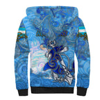 Ocean Spirit of Honduras Sherpa Hoodie Anchored in Honduran Pride - Aussie Hoodie