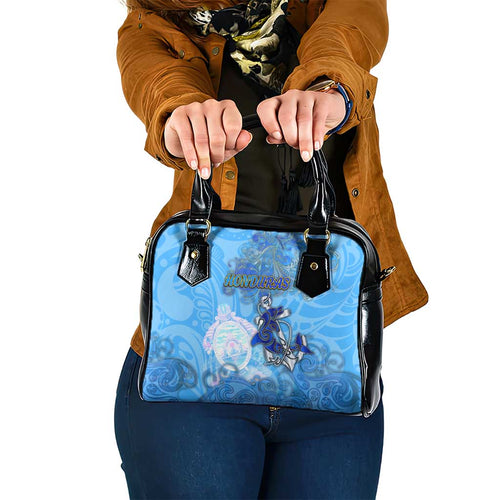 Ocean Spirit of Honduras Shoulder Handbag Anchored in Honduran Pride - Aussie Hoodie