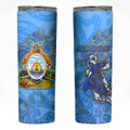 Ocean Spirit of Honduras Skinny Tumbler Anchored in Honduran Pride - Aussie Hoodie