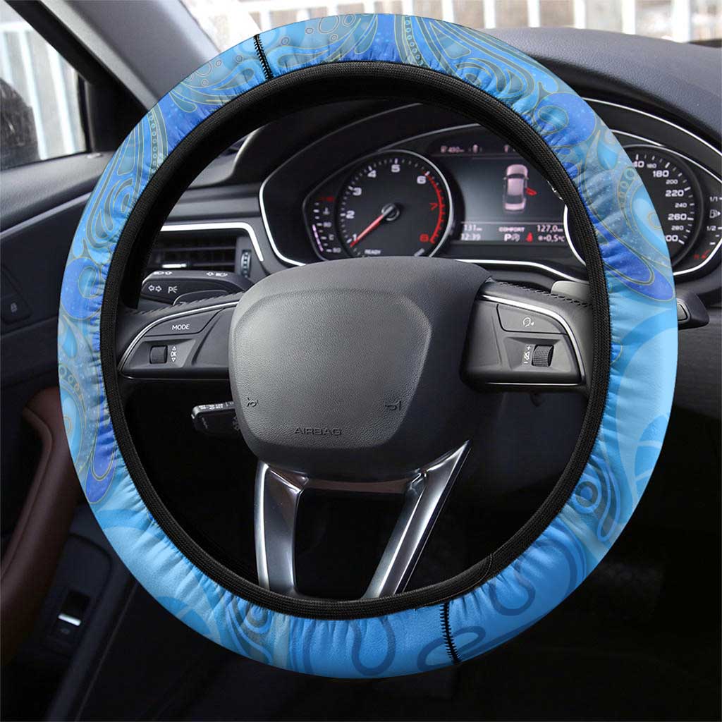 Ocean Spirit of Honduras Steering Wheel Cover Anchored in Honduran Pride - Aussie Hoodie