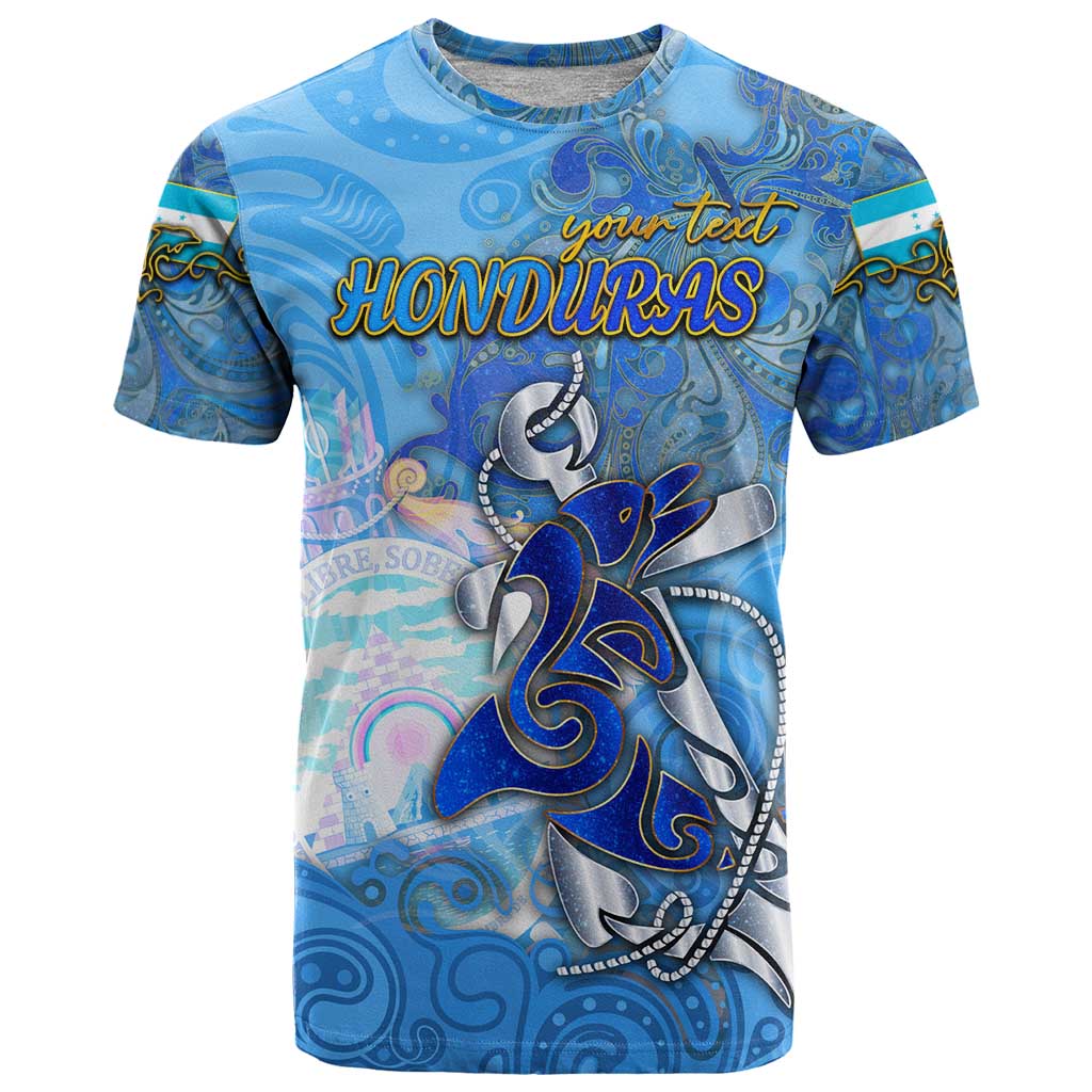 Ocean Spirit of Honduras T Shirt Anchored in Honduran Pride - Aussie Hoodie