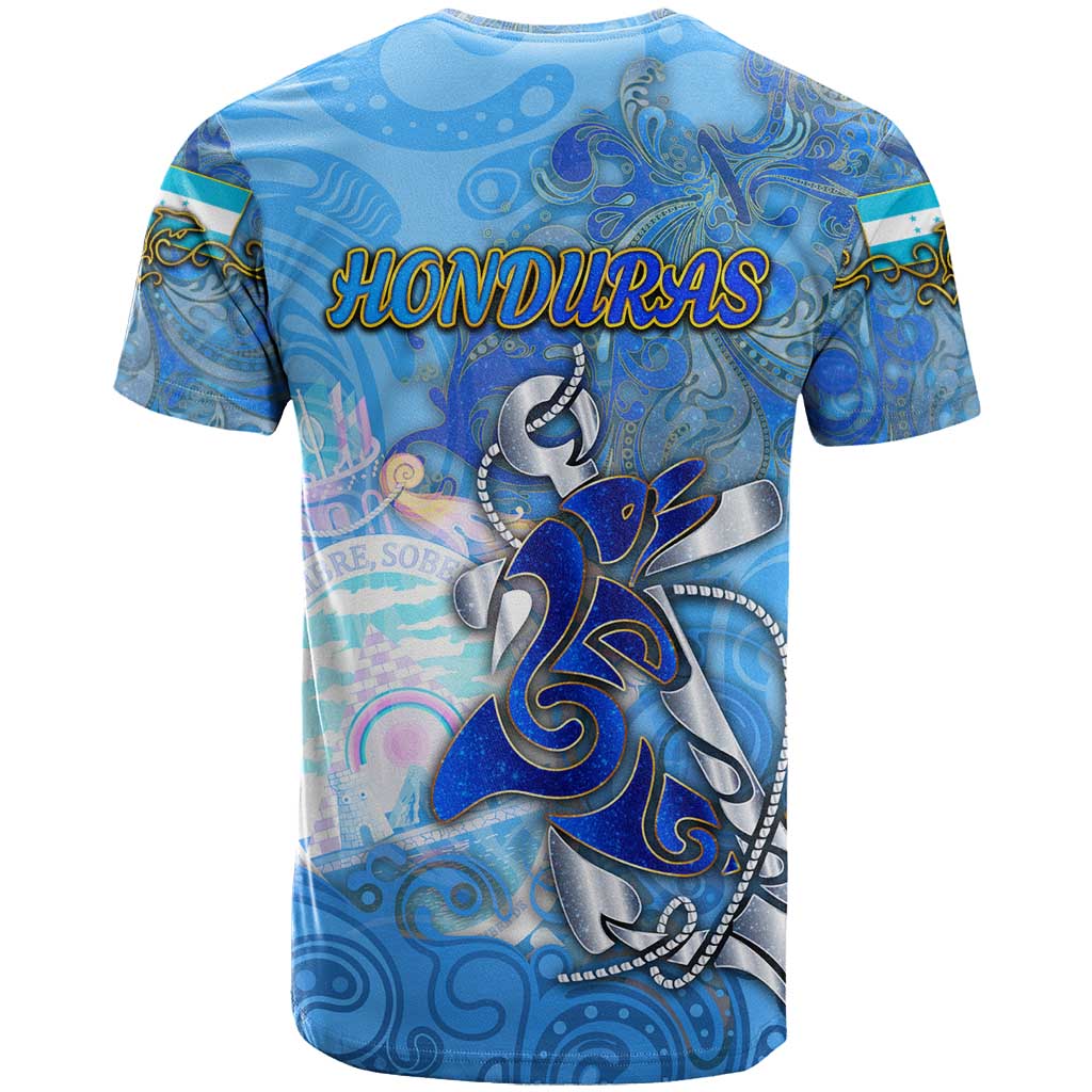 Ocean Spirit of Honduras T Shirt Anchored in Honduran Pride - Aussie Hoodie