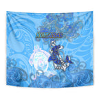 Ocean Spirit of Honduras Tapestry Anchored in Honduran Pride - Aussie Hoodie